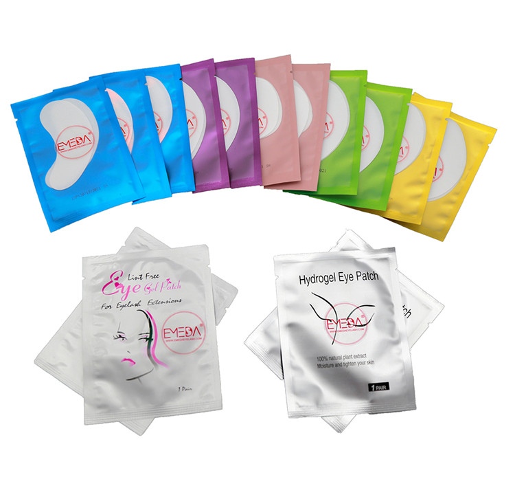 Eyelash patch Under Eye Gel Pads with Smooth Front Side and Collagen Back Side Patches For Pro Salon and Individual Eyelash Extension XJ03